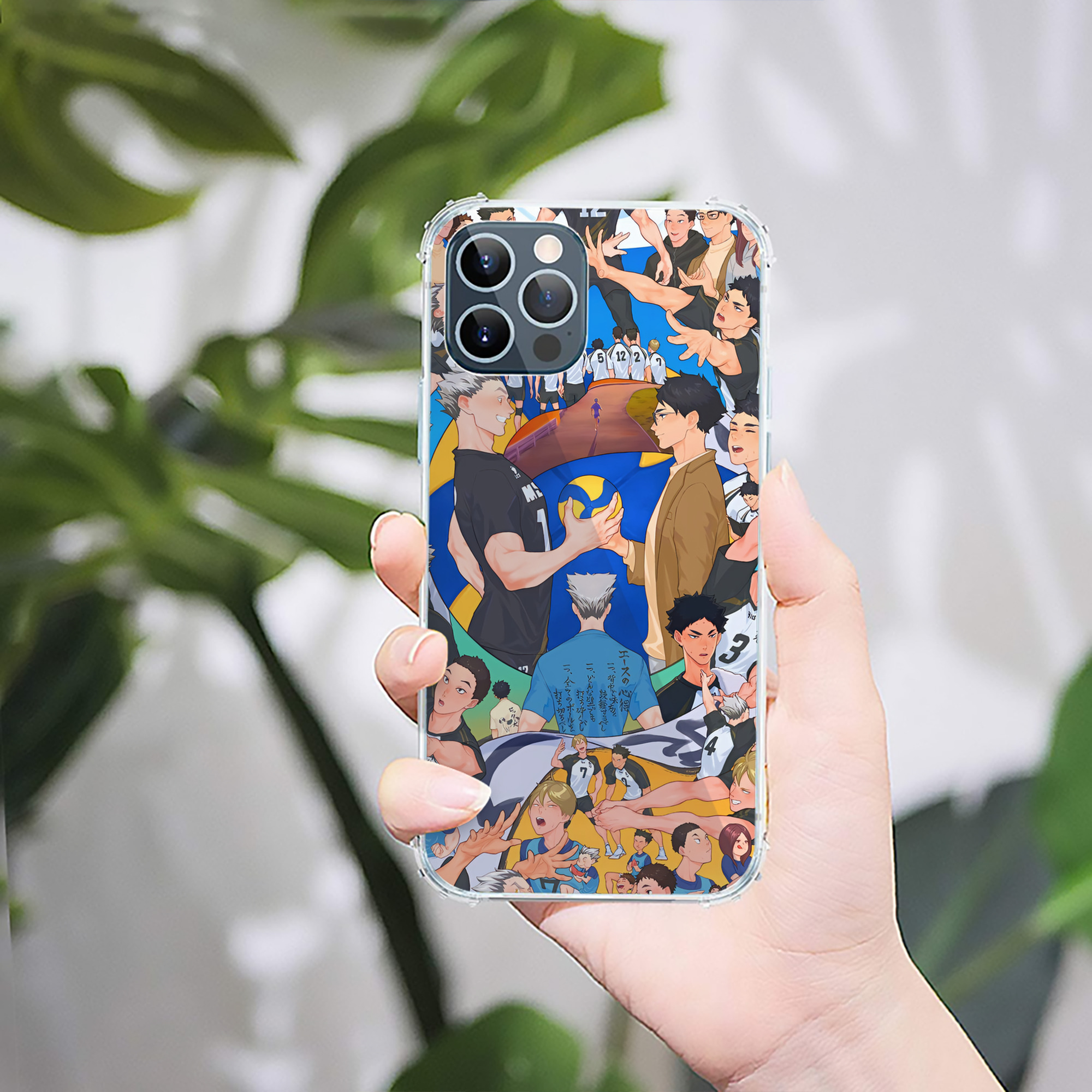 （画像用） ハイキュー!! Haikyu!! 【iPhone 12シリーズ対応】透明スマホケース（クリアソフトケース）